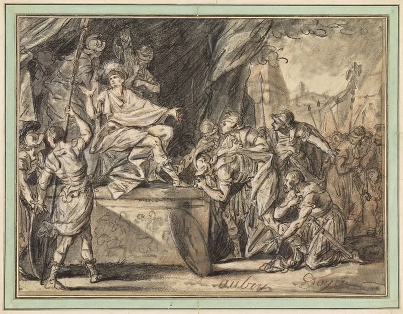 Proclamazione del generale Germanico ai suoi soldati - Museo del Louvre, Parigi